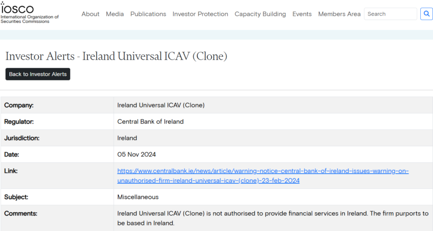 Ireland Universal ICAV Review